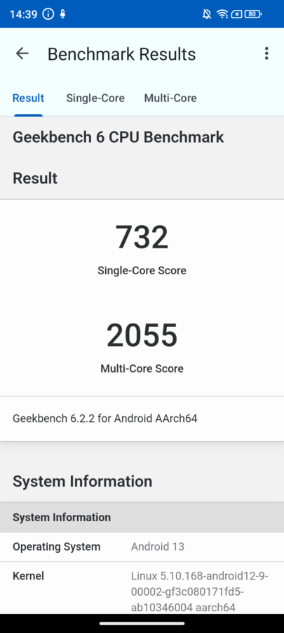 Ulefone Note 17 Pro Geekbench 6