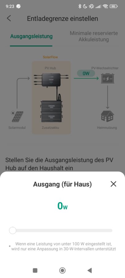 Zendure PVHub 2000 Einspeisung1