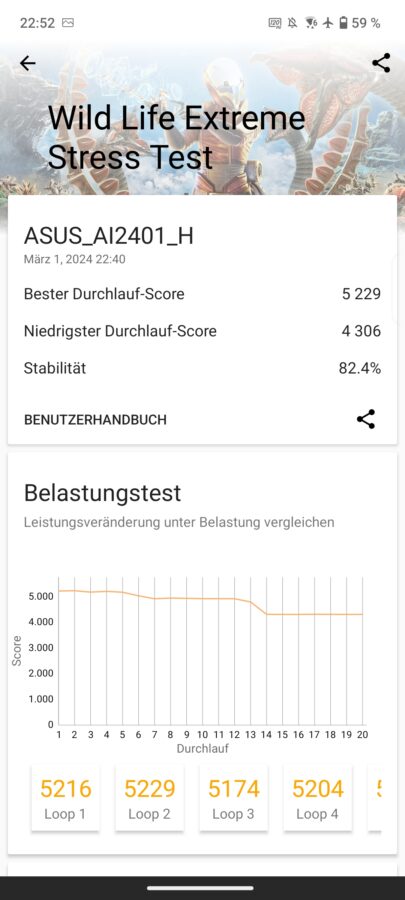 Asus ZenFone 11 Ultra Test GPU Throttle 2