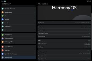 Huawei MatePad Pro 13.2 Test System Info