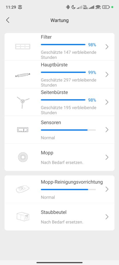 App und Funktionen Roborock qrevo maxv 5