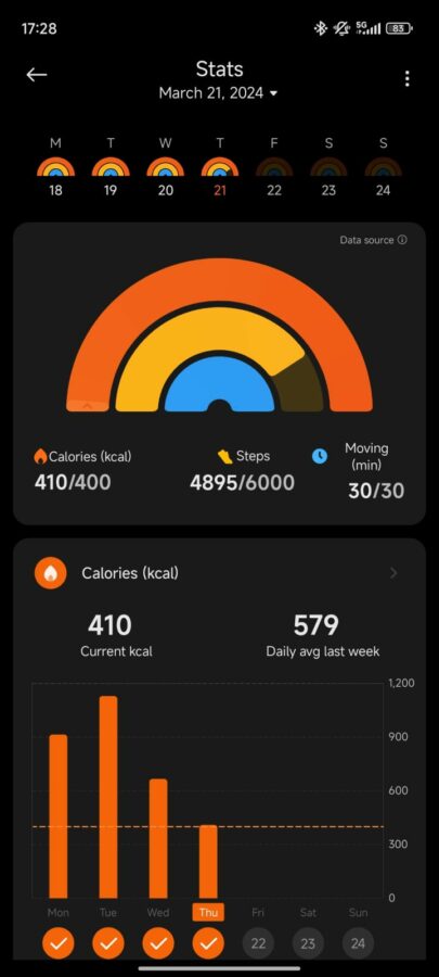 Xiaomi Smartband 8 Pro Tracking 1