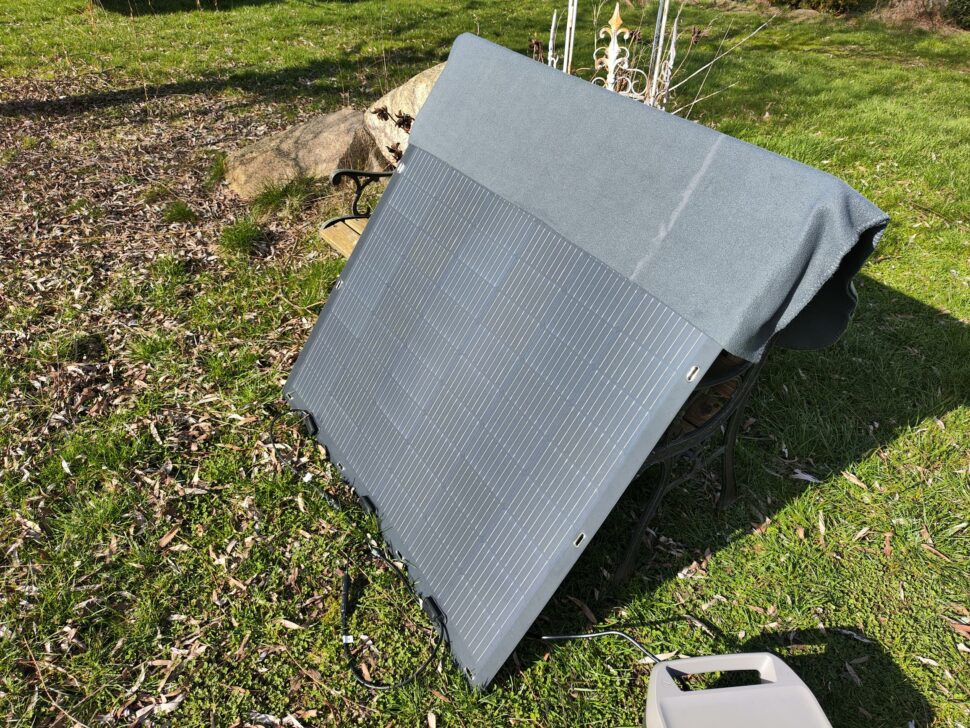 Zendure 210W flexible Solarpanel Verschattung h25