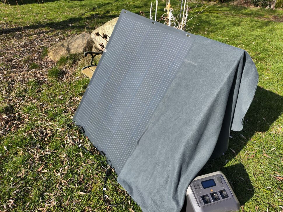 Zendure 210W flexibles Solarpanel Verschattung 1