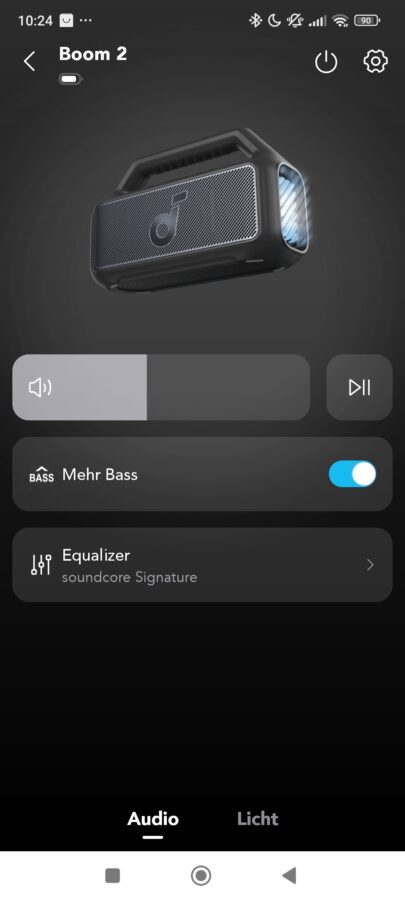 Anker Soundcore Boom 2 App