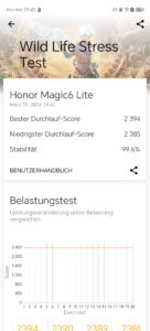 Honor Magic 6 Lite Test GPU Throttle