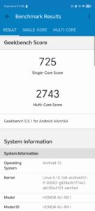 Honor Magic 6 Lite Test Geekbench 5