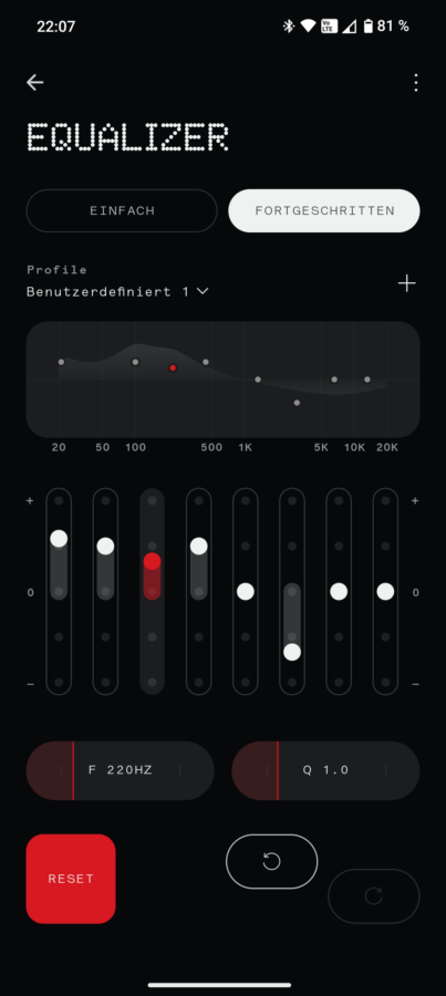 Nothing Ear 2024 Test Screenshot Equalizer 2