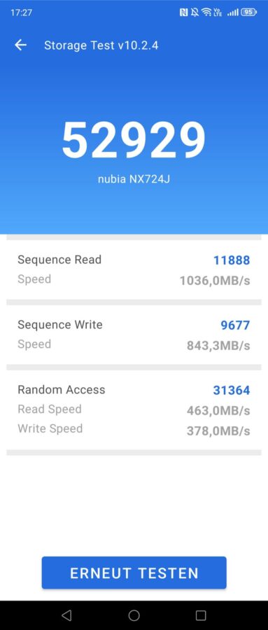 Test Nubia Flip Benchmark 3