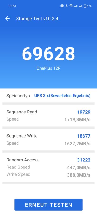 OnePLus 12R Leistungsmodus Benchmarks 6