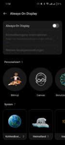 OnePlus 12R AOD und Displayeinstellungen 4