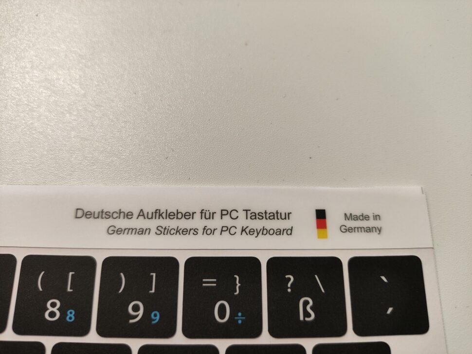 Lacerto Tastaturaufkleber Lieferumfang2