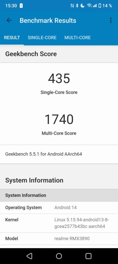 Test Realme C67 Benchmark 2