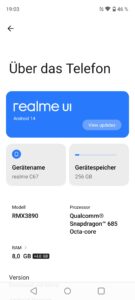 Test Realme C67 System 7