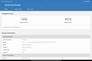 Xiaomi Pad 6S Pro Test geekbench5