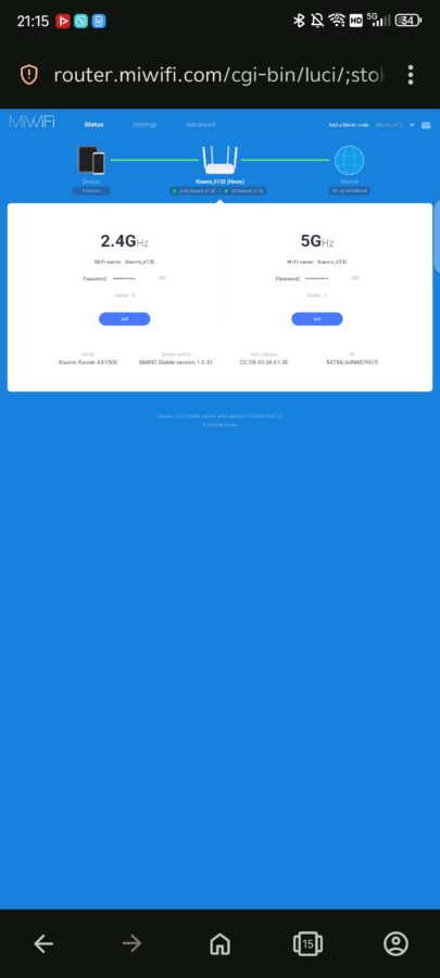 Xiaomi Router AX1500 Einrichtung 3 1