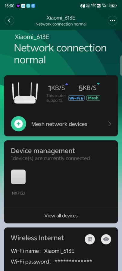 Xiaomi Router AX1500 Einrichtung 4