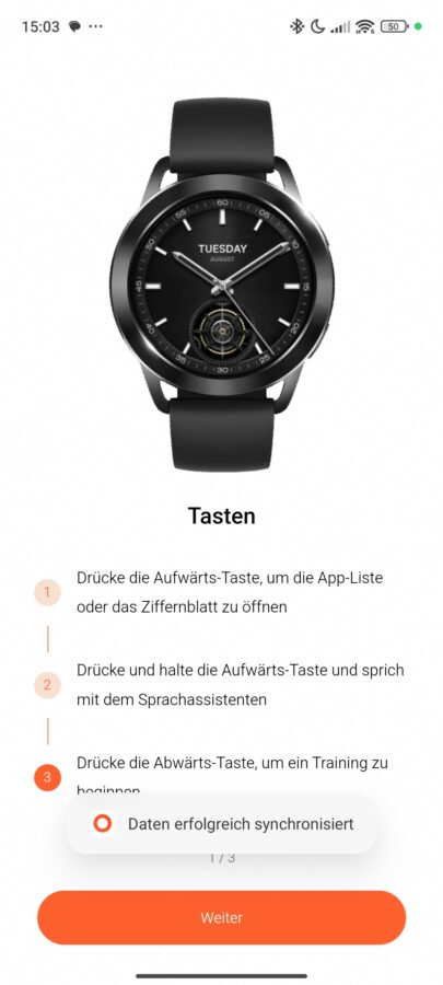 Xiaomi Watch S3 kopplen verbinden Mi Fitness app 7