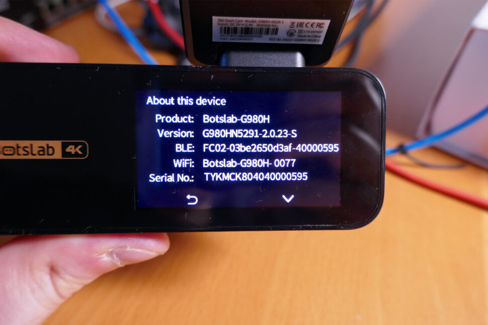 Botslab G980H Dashcam Test Design 22
