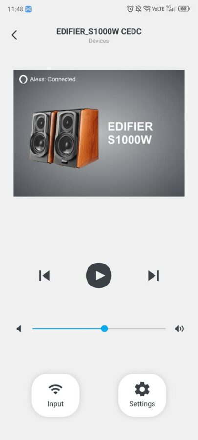 Edifier S1000W Test App 2