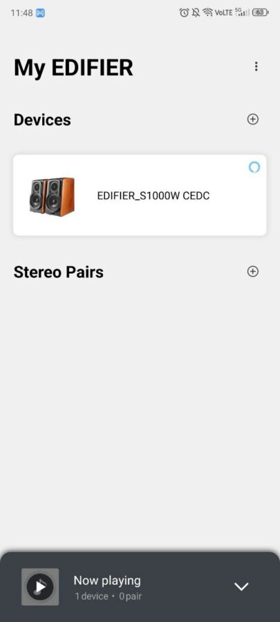 Edifier S1000W Test App 4