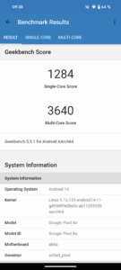 Google Pixel 8a Test Geekbench 2