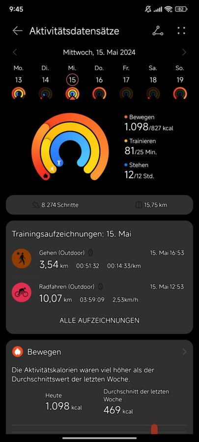 Huawei Watch Fit 3 System und Apps 16