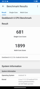 oukitel wp35 geekbench6