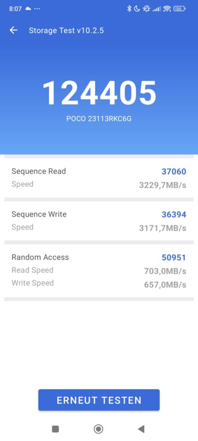 Leistung Benchmarks Poco F6 Pro 3