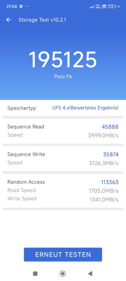 Poco f6 benchmark storage