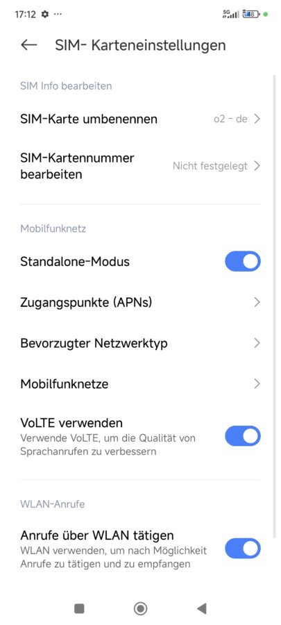 Poco f6 connectivity volte vowifi wlan call