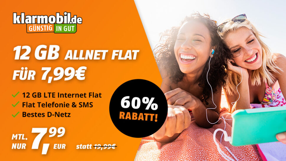 Klarmobil 12GB Telekom Angebot 1