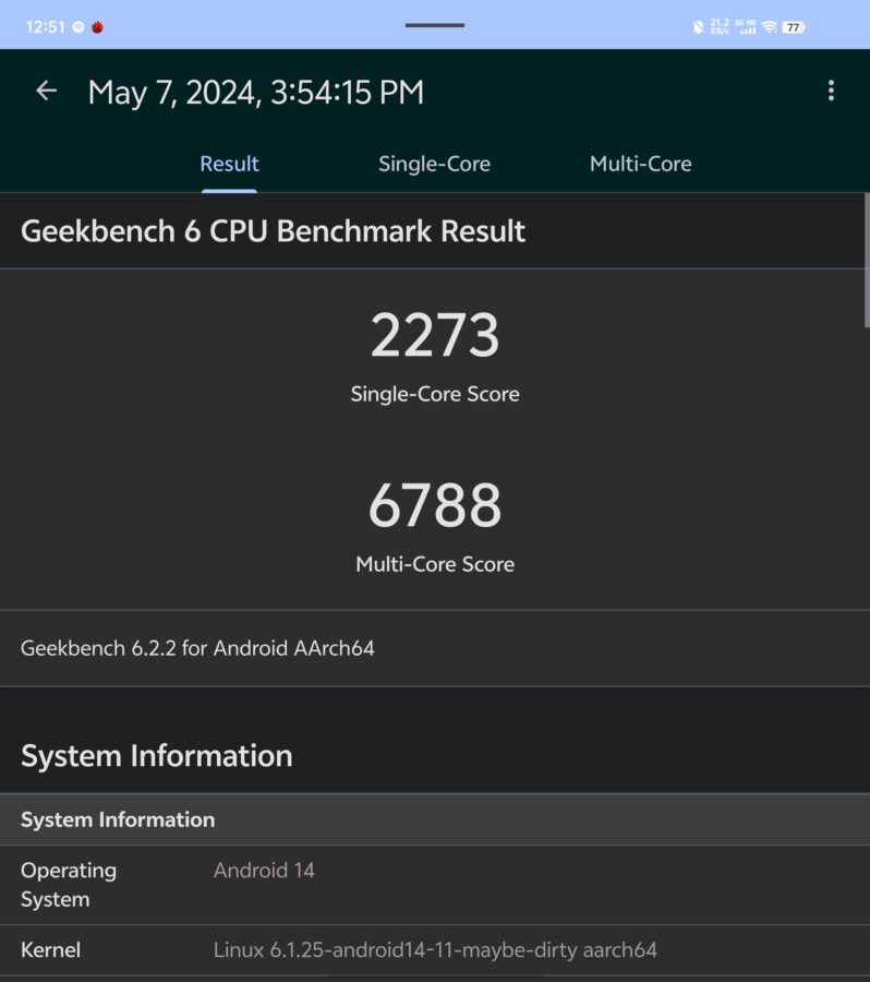 Vivo X Fold 3 Pro Benchmark 5