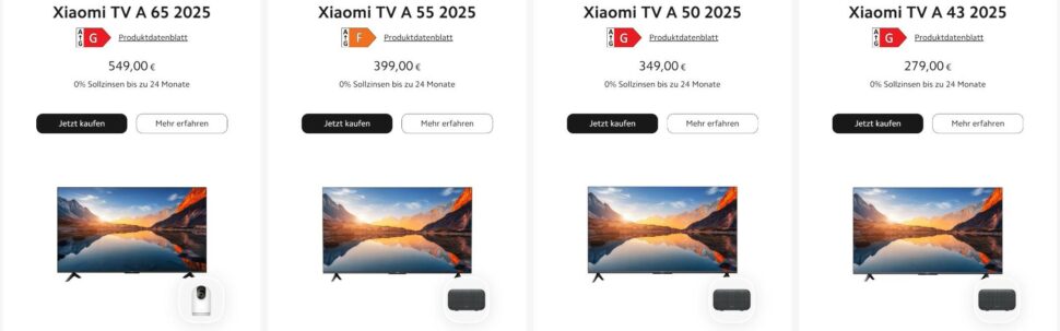 Xiaomi TV A 2025 Preise 2