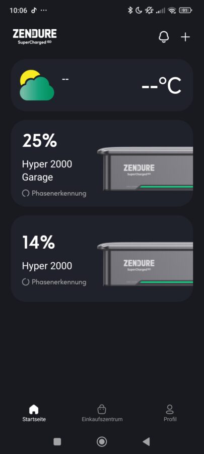 Zendure Hyper 2000 Cluster App 1