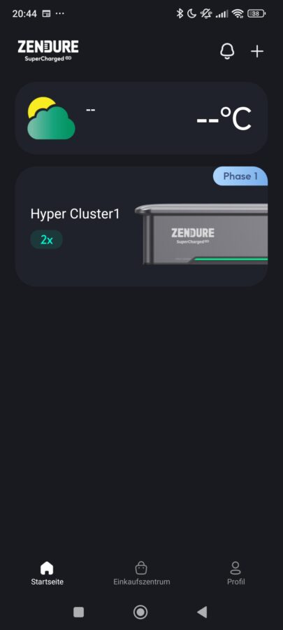 Zendure Hyper 2000 Cluster App 3