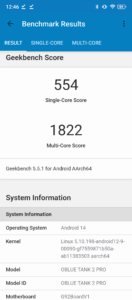 8849 Tank 2 Pro Leistung Geekbench 5 2