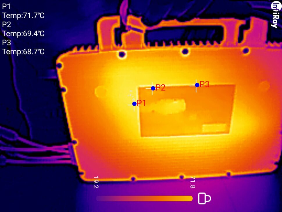 Hoymiles HMS 2000 4T Temperatur 2