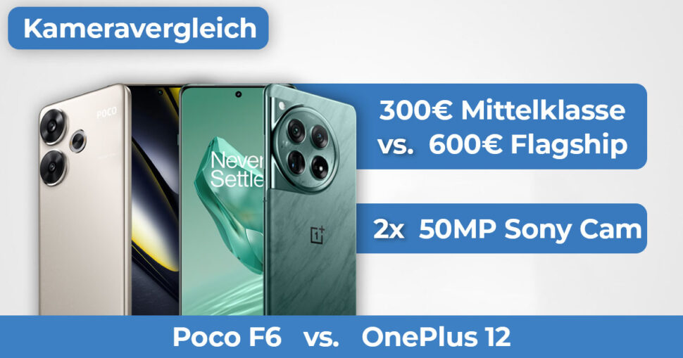 Poco F6 vs OnePlus 12 Kameravergleich Banner