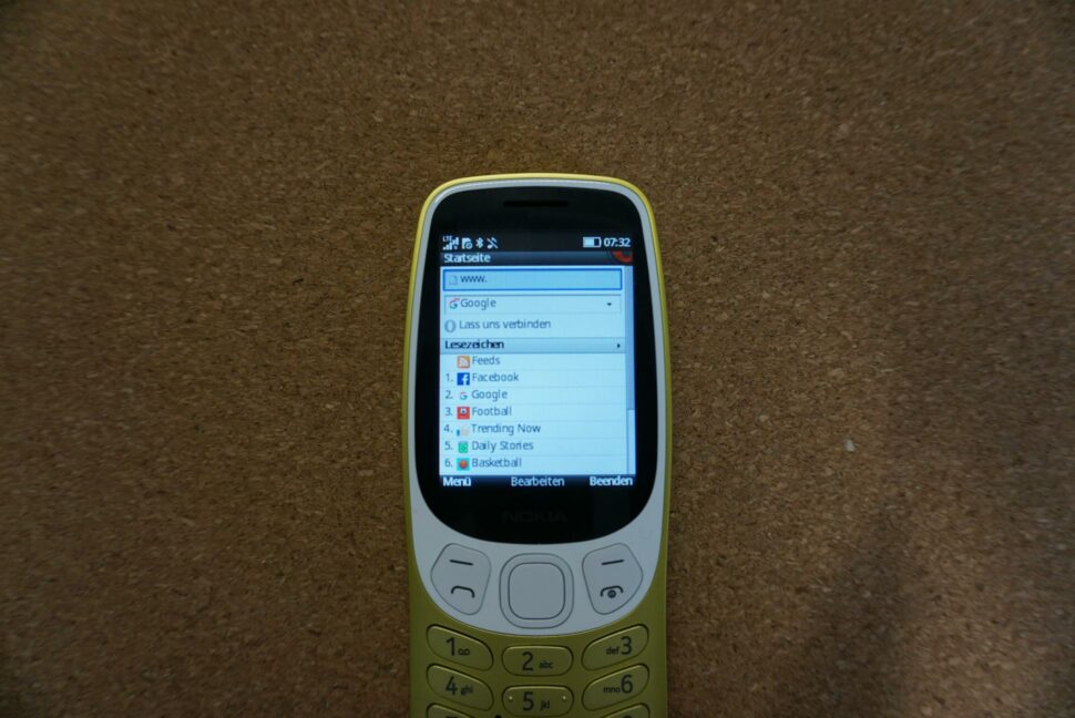 Test Nokia 3210 System 4