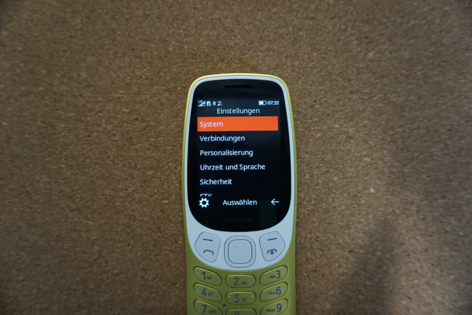 Test Nokia 3210 System 5