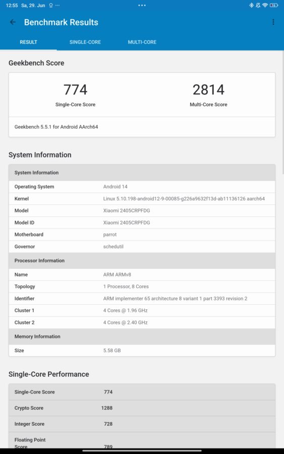 Redmi Pad Pro Benchmark5