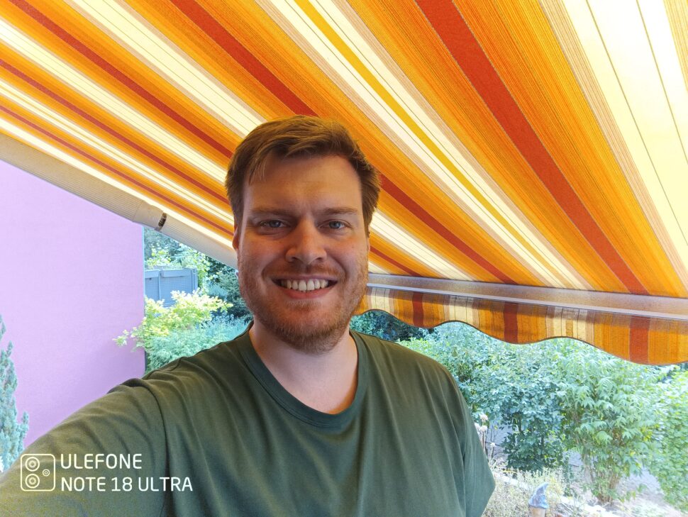 Ulefone Note 18 Ultra Test Sample Selfie 1