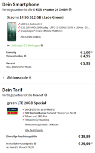 Xiaomi 14 Angebot Vertragsdeal