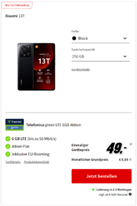 MediaMarkt Tarifwelt Xiaomi Week Xiaomi 13T