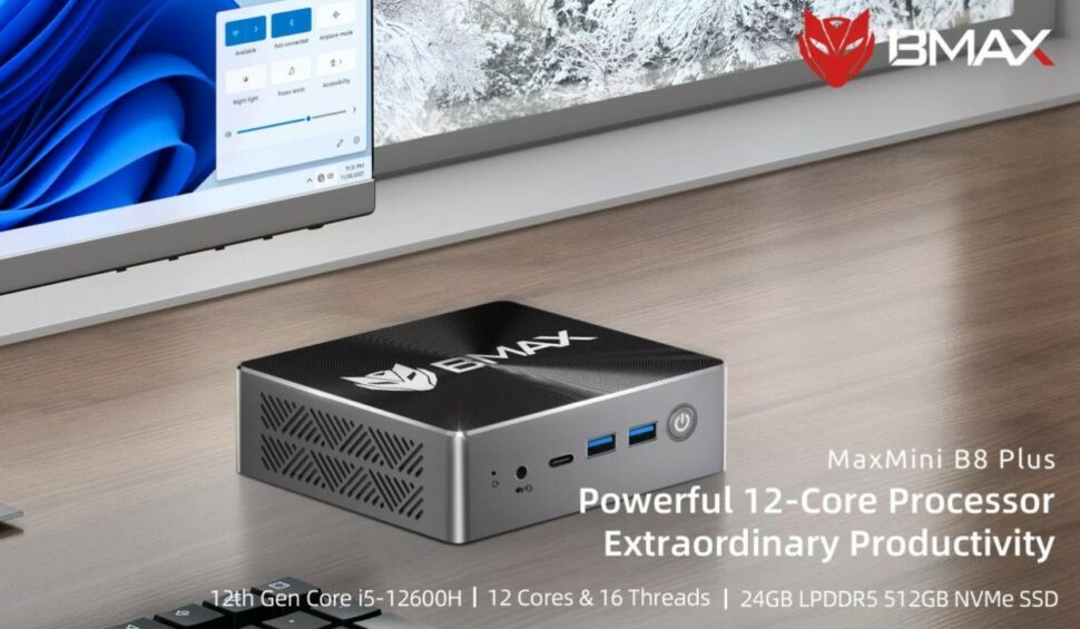 BMAX B8 Plus Mini PC vorgestellt 2