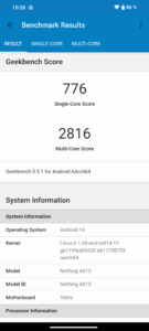 CMF Phone 1 Test Screenshot Geekbench 1