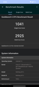 CMF Phone 1 Test Screenshot Geekbench 2