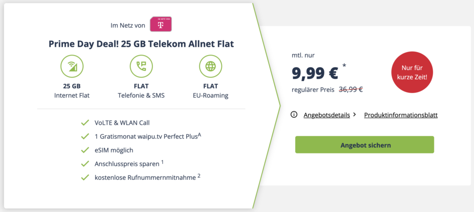 25 GB Telekom Allnet Flat