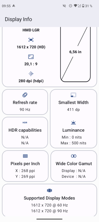 Test HMD Pulse Pro Display 5